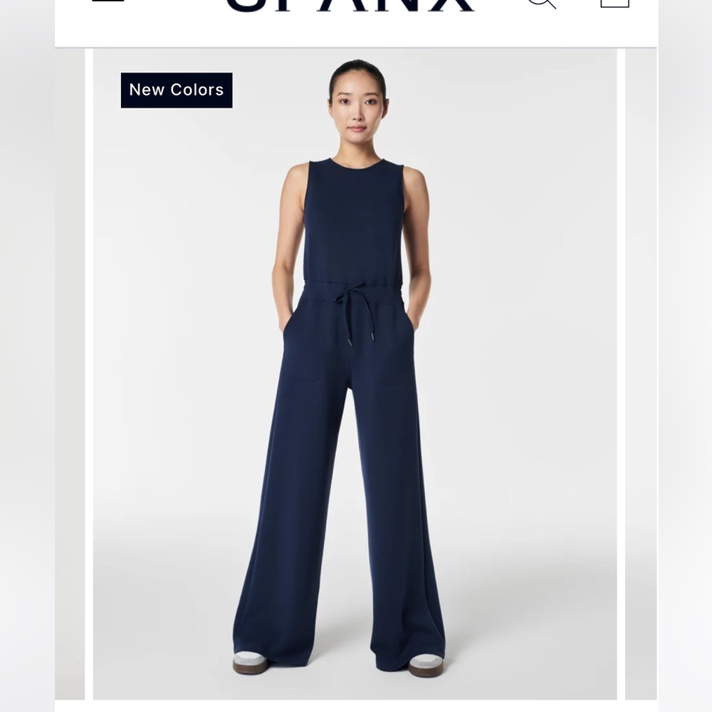 SPANX AirEssentails jumpsuit EUC size small petite